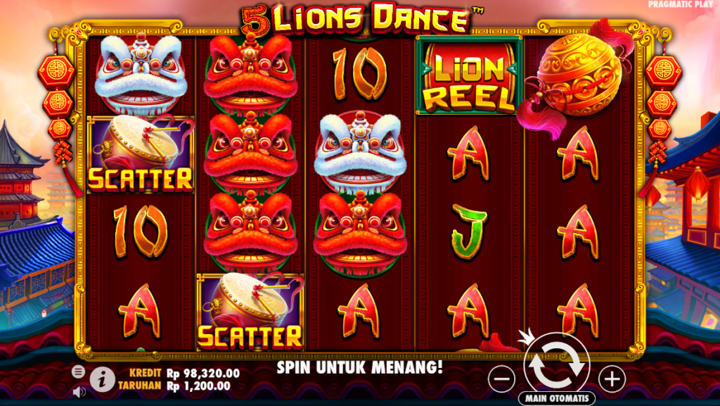 Pengenalan tentang Slot 5 Lions Dance di Gacor77