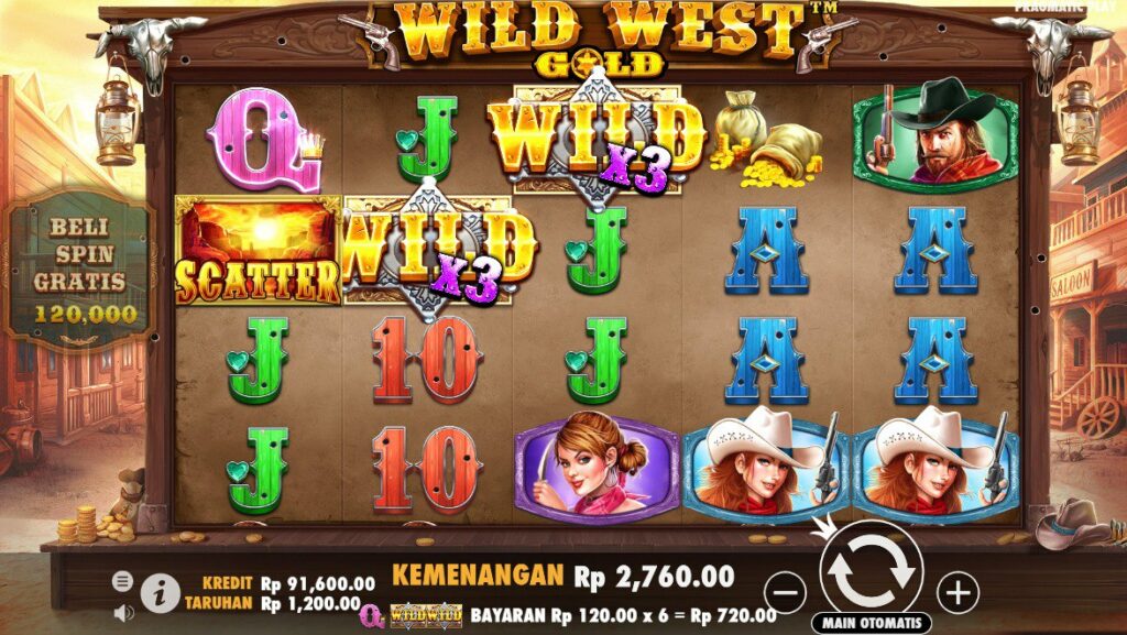 Wild West Gold adalah permainan slot online menarik dengan tema Barat liar