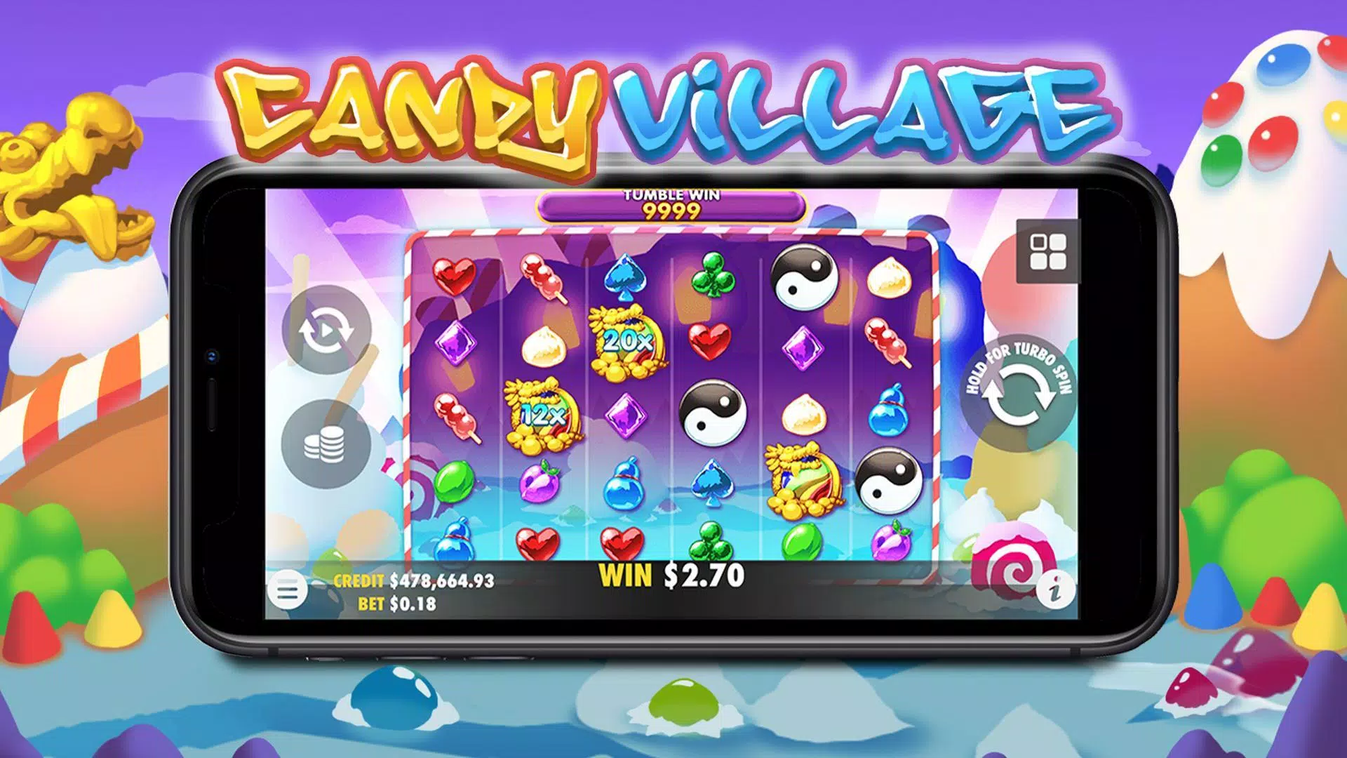 Fitur dan Simbol Game Slot Candy Village